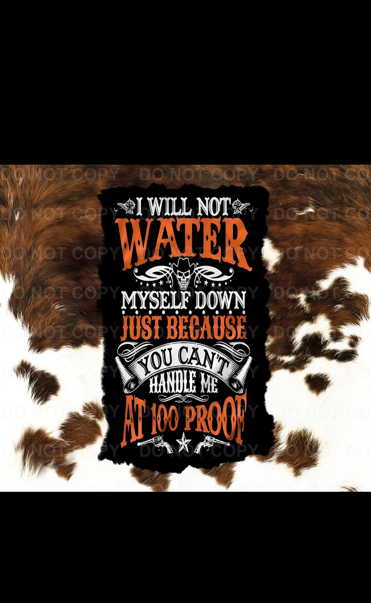 I will not water myself down