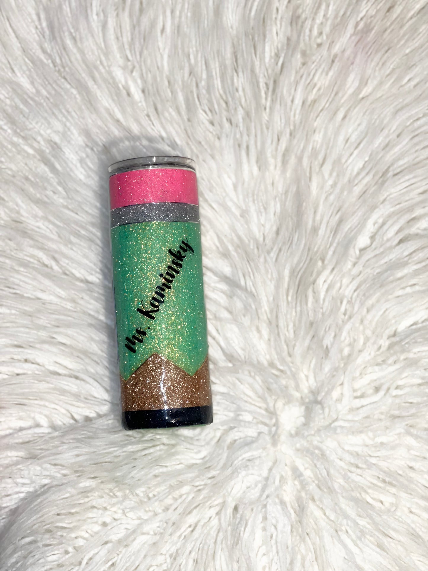 Split Pencil Teacher Tumblers